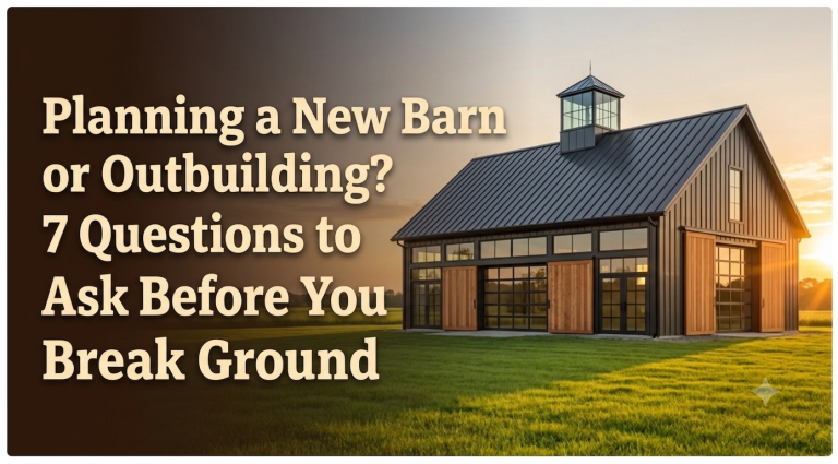 Planning a New Barn or Outbuilding? 7 Questions to Ask Before You Break Ground